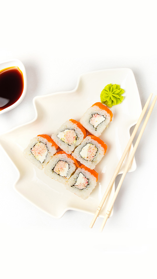 sashimi de salmón