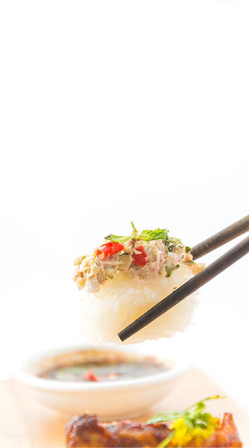 carne de pescado cruda y fresca de sashimi