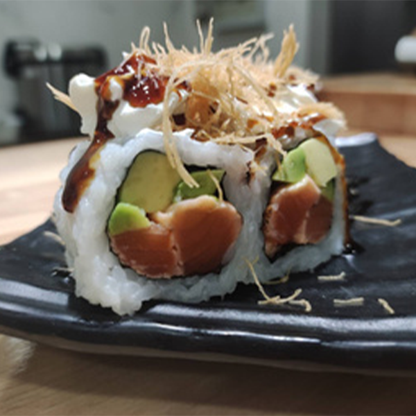 Salmón Teriyaki Roll (8 pza)