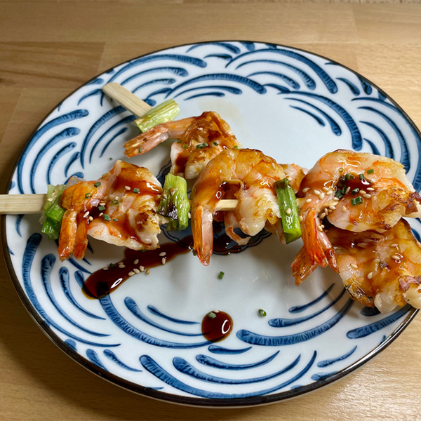 Kushiyaki de Gambas(2 uds.)